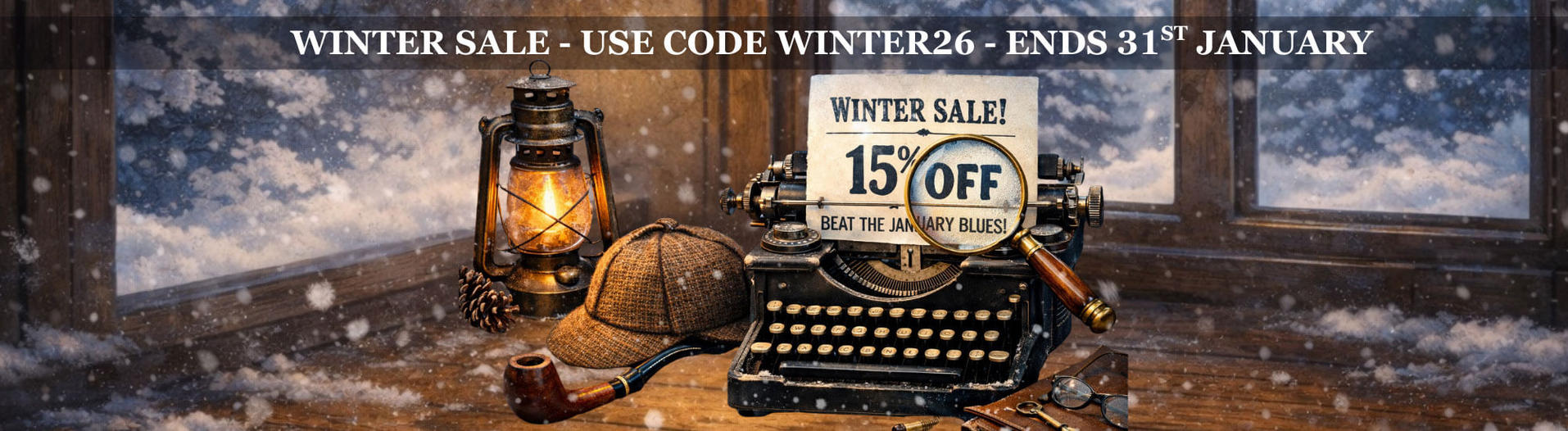 Save 15% - Use Code: WINTER26 ENDS 31ST JANUARY
